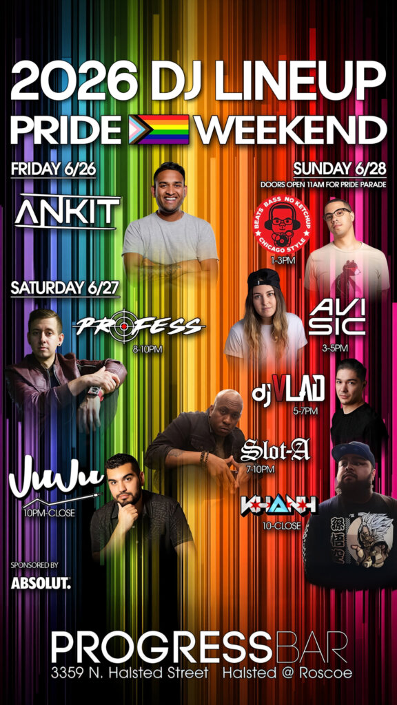 DJ Vlad at ProgressBar on June 28, 2026 for a Pride Parade Afterparty!
